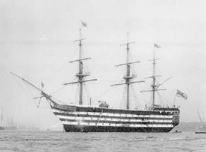 HMS Victory  as a training ship.1919
